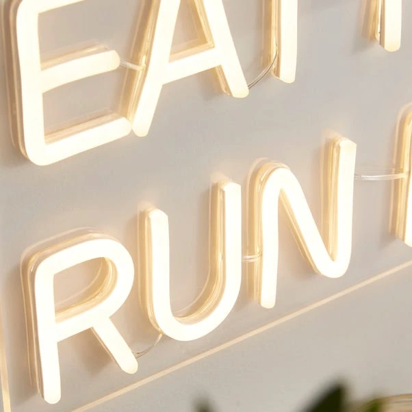 Eat Pasta Run Fasta Neon Sign 5 Eat Pasta Run Fasta Neon Sign - Image 3