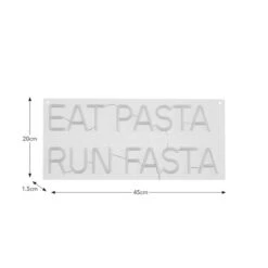 Eat Pasta Run Fasta Neon Sign 11 Eat Pasta Run Fasta Neon Sign -Dunelm 30901683 alt08