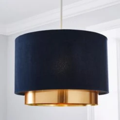 Nesa Two Tier Velvet Lamp Shade