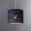 Space Laser Cut Glow In The Dark Lamp Shade 2 Space Laser Cut Glow In The Dark Lamp Shade -Dunelm 30912358