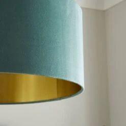 Ari Velvet Drum Lamp Shade 28 Ari Velvet Drum Lamp Shade -Dunelm 30916712 alt02