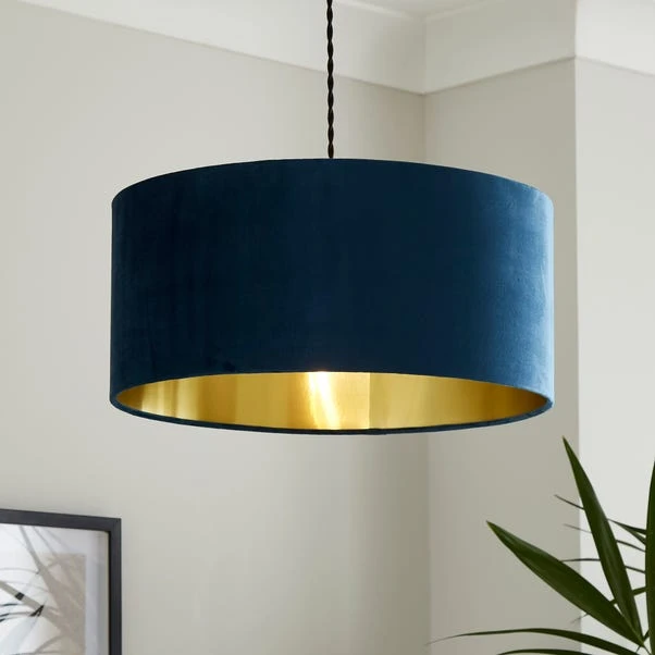 Ari Velvet Drum Lamp Shade 3 Ari Velvet Drum Lamp Shade