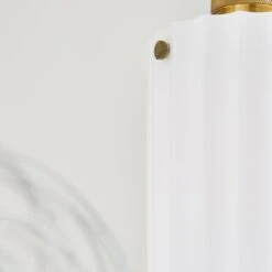 Fluted Ribbed Easy Fit Pendant Shade 8 Fluted Ribbed Easy Fit Pendant Shade -Dunelm 30921570 alt02