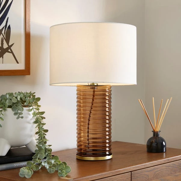 Nico Ribbed Glass Table Lamp 3 Nico Ribbed Glass Table Lamp