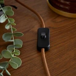 Nico Ribbed Glass Table Lamp 17 Nico Ribbed Glass Table Lamp -Dunelm 30921605 alt03