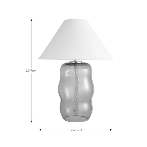 Phoebe Abstract Glass Table Lamp 14 Phoebe Abstract Glass Table Lamp - Image 12