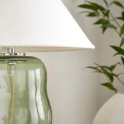 Phoebe Abstract Glass Table Lamp 16 Phoebe Abstract Glass Table Lamp -Dunelm 30921609 alt02