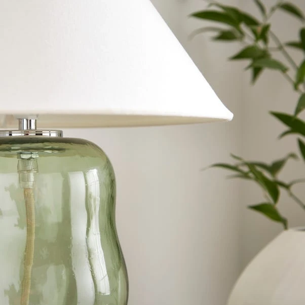 Phoebe Abstract Glass Table Lamp 5 Phoebe Abstract Glass Table Lamp - Image 3