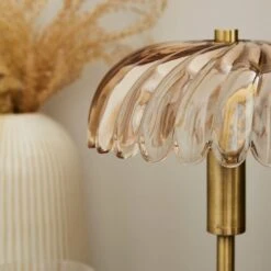 Lucille Glass Table Lamp 9 Lucille Glass Table Lamp -Dunelm 30921611 alt02