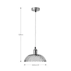 Lucille Adjustable Pendant Light 13 Lucille Adjustable Pendant Light -Dunelm 30921634 alt08