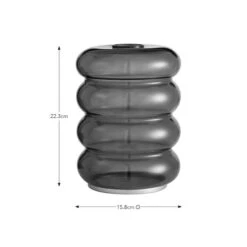 Nico Ribbed Easy Fit Pendant Shade 17 Nico Ribbed Easy Fit Pendant Shade -Dunelm 30921640 alt08