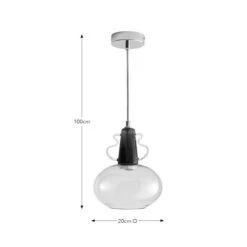 Wiggle Modern Adjustable Pendant Light 13 Wiggle Modern Adjustable Pendant Light -Dunelm 30921645 alt08