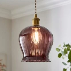Peony Easy Fit Pendant Shade 17 Peony Easy Fit Pendant Shade -Dunelm 30921651