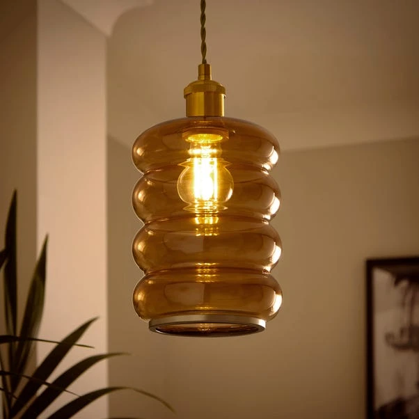 Nico Ribbed Easy Fit Pendant Shade 4 Nico Ribbed Easy Fit Pendant Shade - Image 2