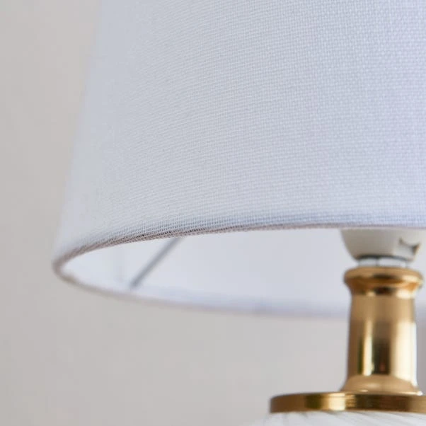 Candy Stripe Ribbed Glass Table Lamp 5 Candy Stripe Ribbed Glass Table Lamp - Image 3