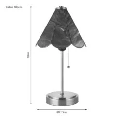 Colette Mid Century Table Lamp 19 Colette Mid Century Table Lamp -Dunelm 30921681 alt08