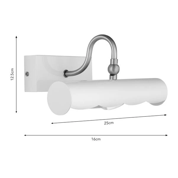 Remi Scalloped Adjustable Picture Wall Light 8 Remi Scalloped Adjustable Picture Wall Light - Image 6