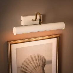 Remi Scalloped 2 Light Adjustable Picture Wall Light 9 Remi Scalloped 2 Light Adjustable Picture Wall Light -Dunelm 30921695 alt01