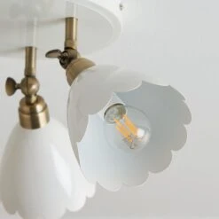 Remi Scalloped 3 Light Adjustable Spotlight -Dunelm 30921697 alt02