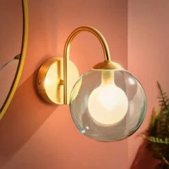 Eliza Bathroom Wall Light 9 Eliza Bathroom Wall Light -Dunelm 30921700 alt01