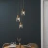 Fara Industrial 3 Light Adjustable Cluster Ceiling Light 1 Fara Industrial 3 Light Adjustable Cluster Ceiling Light -Dunelm 30921702