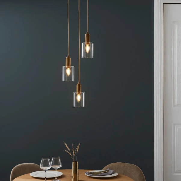 Fara Industrial 3 Light Adjustable Cluster Ceiling Light 3 Fara Industrial 3 Light Adjustable Cluster Ceiling Light