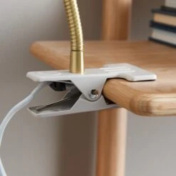 Georgi Industrial Ribbed Adjustable Clip On Table Lamp -Dunelm 30921706 alt02