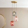 Melrose 3 Light Adjustable Cluster Ceiling Light 2 Melrose 3 Light Adjustable Cluster Ceiling Light -Dunelm 30921751