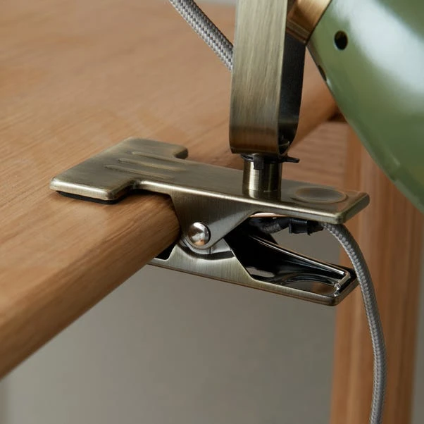 Miley Industrial Plug In Adjustable Clip On Desk Light 12 Miley Industrial Plug In Adjustable Clip On Desk Light - Image 10