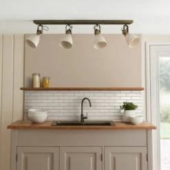 Miley Industrial 4 Light Adjustable Spotlight Bar 33 Miley Industrial 4 Light Adjustable Spotlight Bar -Dunelm 30921756 alt09