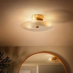 Circlet 3 Light Flush Bathroom Ceiling Light 19 Circlet 3 Light Flush Bathroom Ceiling Light -Dunelm 30921761 alt01