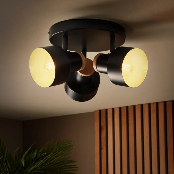 Duckworth Industrial 3 Light Adjustable Spotlight 4 Duckworth Industrial 3 Light Adjustable Spotlight - Image 2