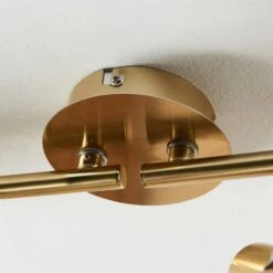 Riley Mid Century Ribbed 4 Light Adjustable Spotlight Bar -Dunelm 30921768 alt03