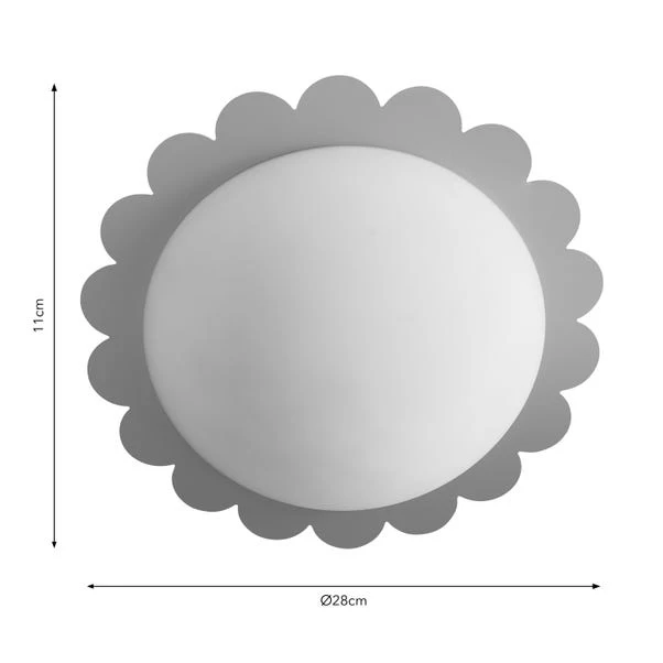 Remi Bathroom Flush Ceiling Light 12 Remi Bathroom Flush Ceiling Light - Image 10