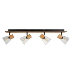 Zoya Industrial 4 Light Adjustable Spotlight Bar 13 Zoya Industrial 4 Light Adjustable Spotlight Bar -Dunelm 30921773 alt05