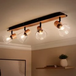 Zoya Industrial 4 Light Adjustable Spotlight Bar 15 Zoya Industrial 4 Light Adjustable Spotlight Bar -Dunelm 30921773 alt09