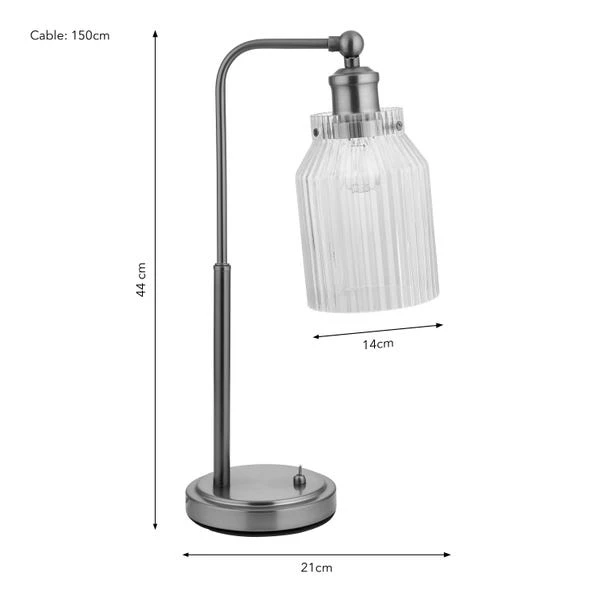 Tobias Industrial Ribbed Adjustable Table Lamp 9 Tobias Industrial Ribbed Adjustable Table Lamp - Image 7