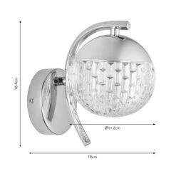 Valence Wall Light 15 Valence Wall Light -Dunelm 30921786 alt08
