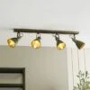 Miley Industrial 4 Light Adjustable Spotlight Bar 1 Miley Industrial 4 Light Adjustable Spotlight Bar -Dunelm 30921796