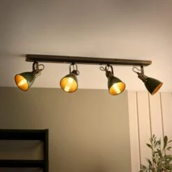 Miley Industrial 4 Light Adjustable Spotlight Bar 19 Miley Industrial 4 Light Adjustable Spotlight Bar -Dunelm 30921796 alt01