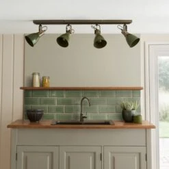 Miley Industrial 4 Light Adjustable Spotlight Bar 25 Miley Industrial 4 Light Adjustable Spotlight Bar -Dunelm 30921796 alt09