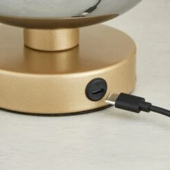 Aurora Rechargeable Touch Dimmable LED Table Lamp 10 Aurora Rechargeable Touch Dimmable LED Table Lamp -Dunelm 30921868 alt03