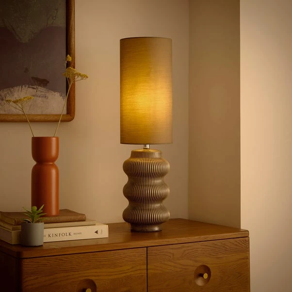 Pippin Ribbed Ceramic Table Lamp 10 Pippin Ribbed Ceramic Table Lamp - Image 8