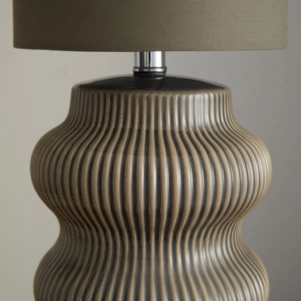 Pippin Ribbed Ceramic Table Lamp 11 Pippin Ribbed Ceramic Table Lamp - Image 9