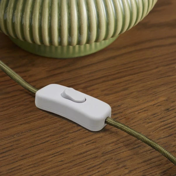 Pippin Ribbed Ceramic Table Lamp 6 Pippin Ribbed Ceramic Table Lamp - Image 4