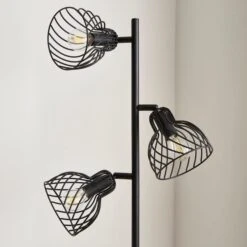 Austin Industrial Adjustable 3 Light Floor Lamp -Dunelm 30922894 alt02