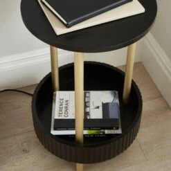 Georgi Shelved Floor Lamp 22 Georgi Shelved Floor Lamp -Dunelm 30922895 alt02