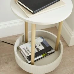 Georgi Shelved Floor Lamp 16 Georgi Shelved Floor Lamp -Dunelm 30922896 alt02