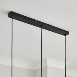 Austin Industrial 3 Light Diner Ceiling Light 10 Austin Industrial 3 Light Diner Ceiling Light -Dunelm 30922900 alt03