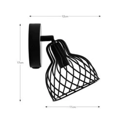 Austin Industrial Adjustable Mushroom Wall Light 13 Austin Industrial Adjustable Mushroom Wall Light -Dunelm 30922901 alt08